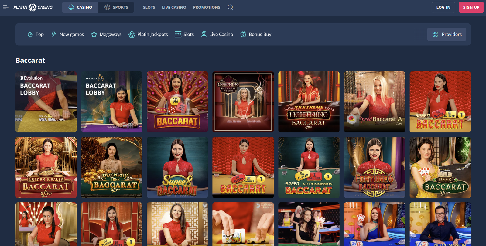Platincasino Baccarat